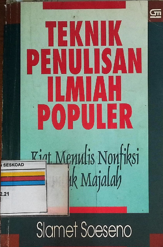TEKNIK PENULISAN ILMIAH POPULER